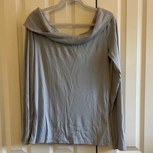 Pilcro Light Blue Ribbed Top